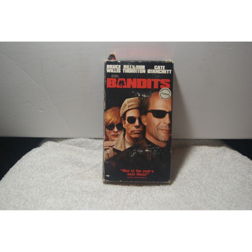 Bandits (VHS, 2002) Bruce Willis, Billy Bob Thornton, Cate Blanchett Action Thri